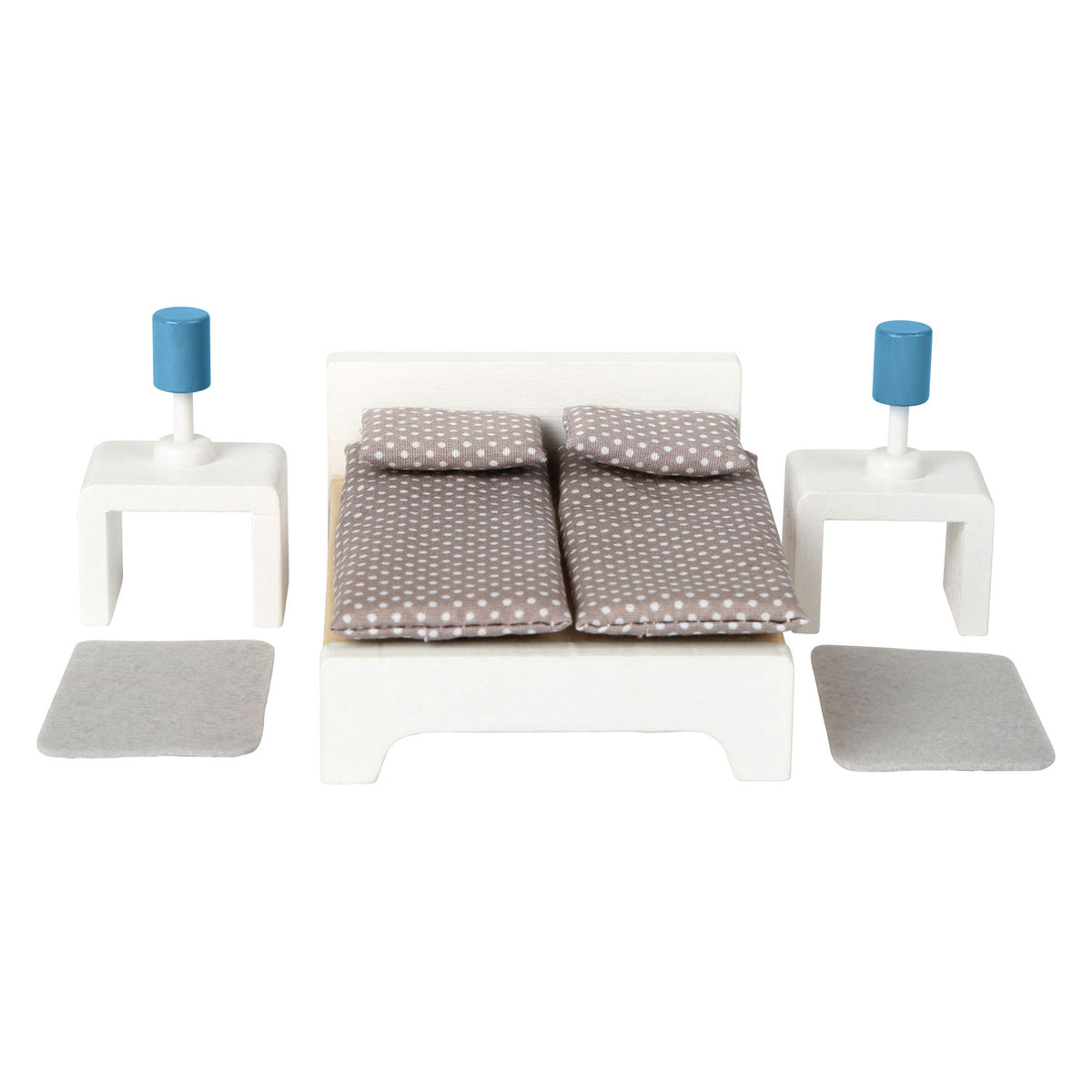 Small Foot - komplettes Puppenhausmöbelset aus Holz, 28-teilig.