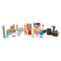 Small foot - houten poppenhuis meubeltjes modern complete set, 31dlg.