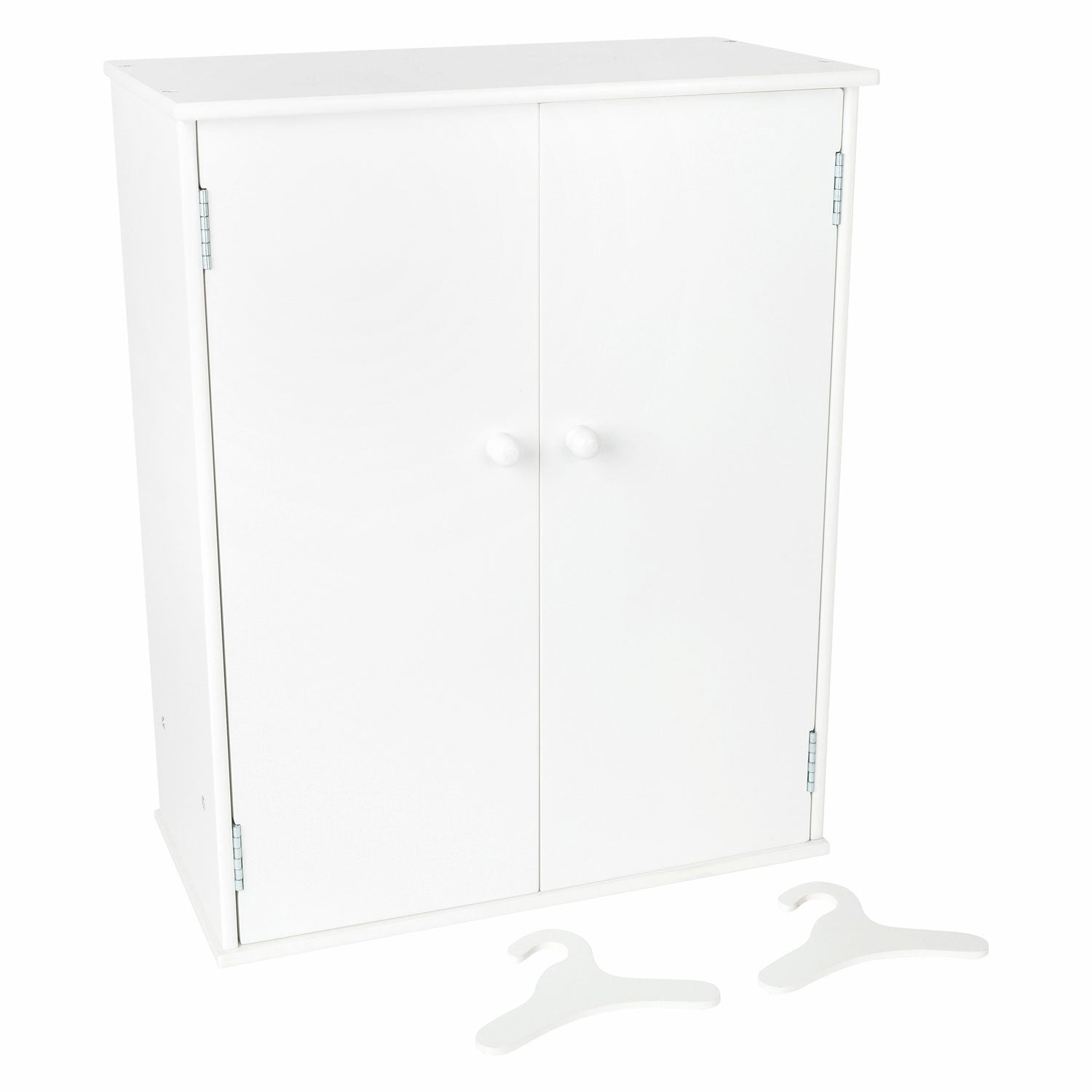 Small foot - houten poppen kledingkast met hangers, 3dlg.