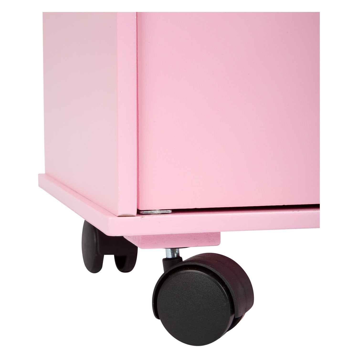 Small foot - houten poppen kledingkast roze