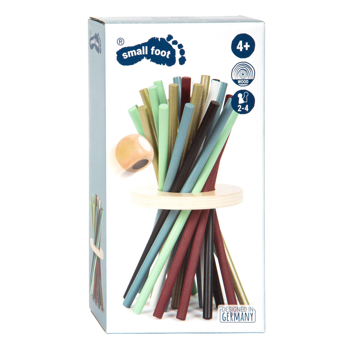 Small foot - houten mikado verticaal spel gouden editie