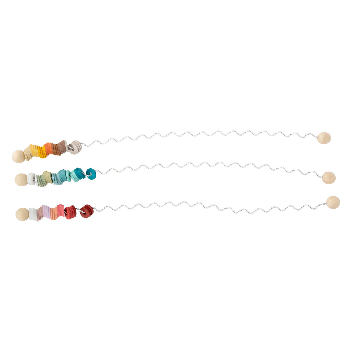 Small Foot – spiralförmige Holzbahn mit farbigen Scheiben