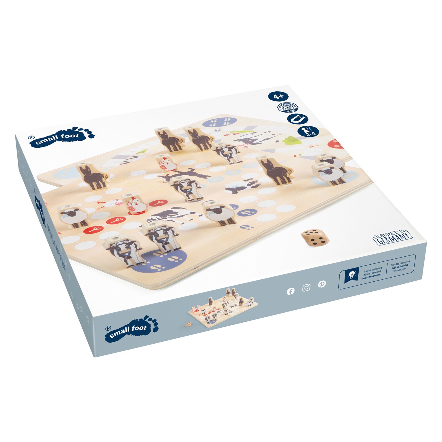 Small Foot – 4-in-1-Kollektion aus Holzspielen