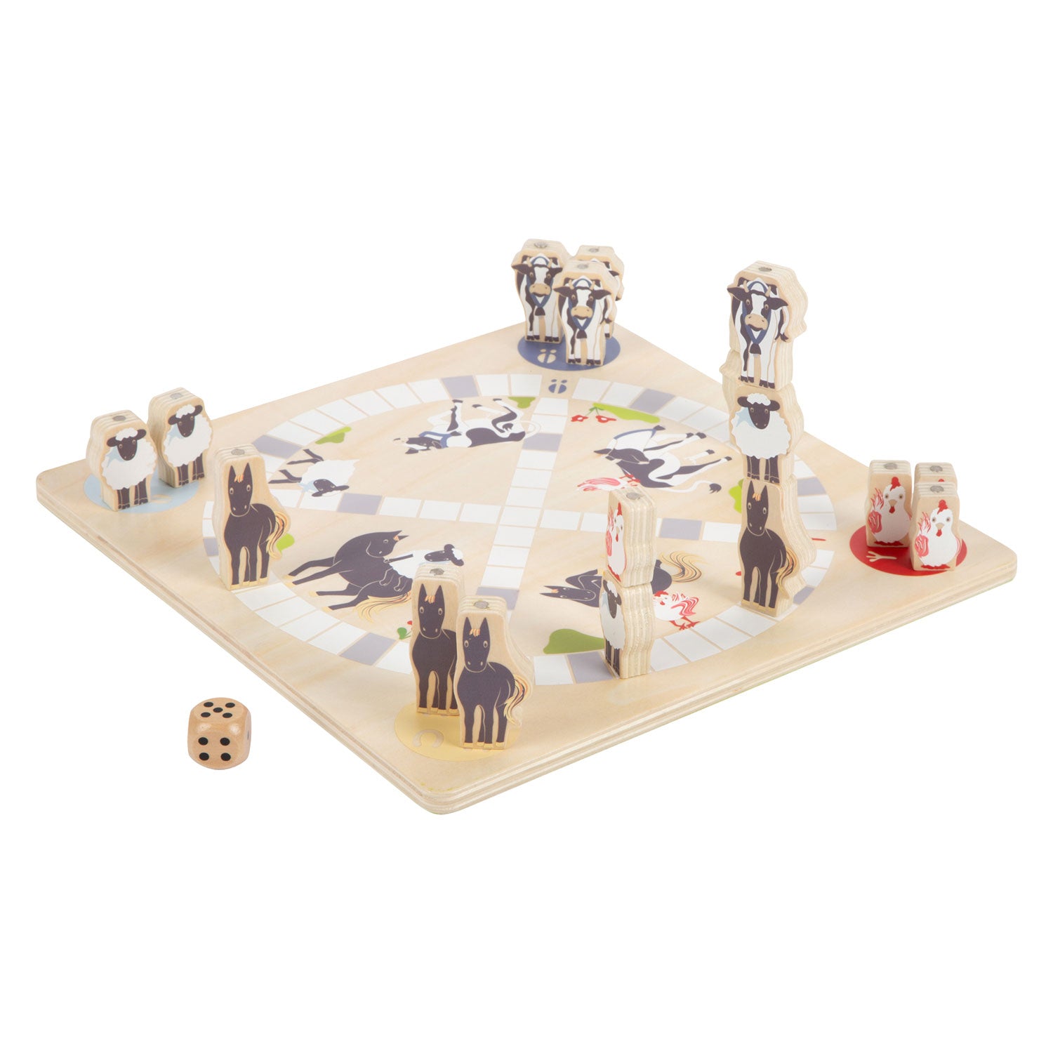 Small Foot – 4-in-1-Kollektion aus Holzspielen