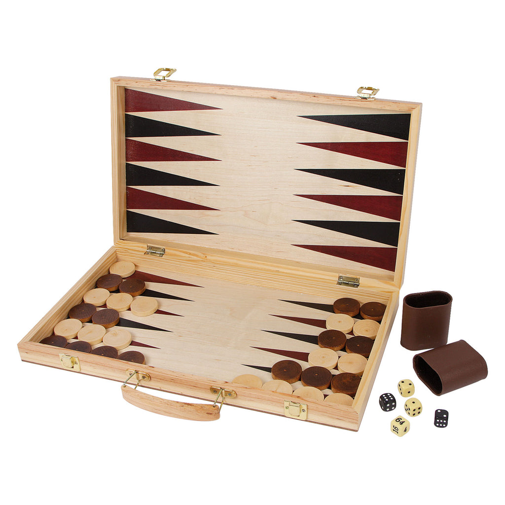 Small Foot – Schach- und Backgammon-Set aus Holz
