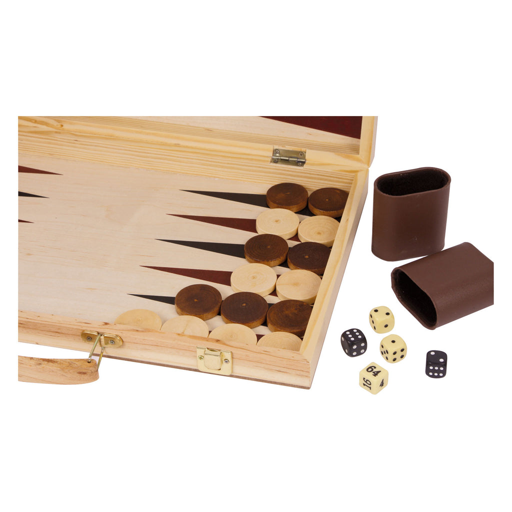 Small Foot – Schach- und Backgammon-Set aus Holz