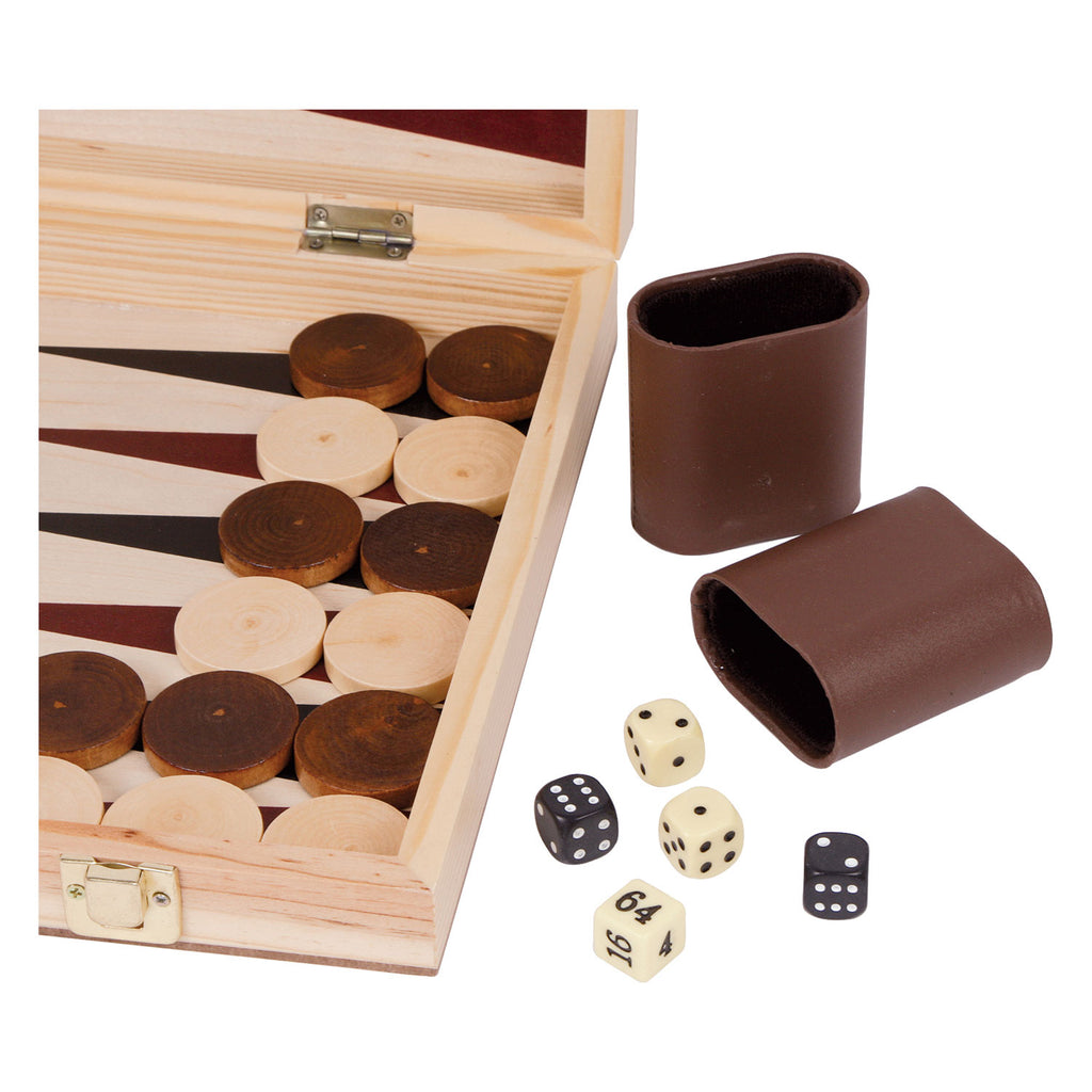Small Foot – Schach- und Backgammon-Set aus Holz