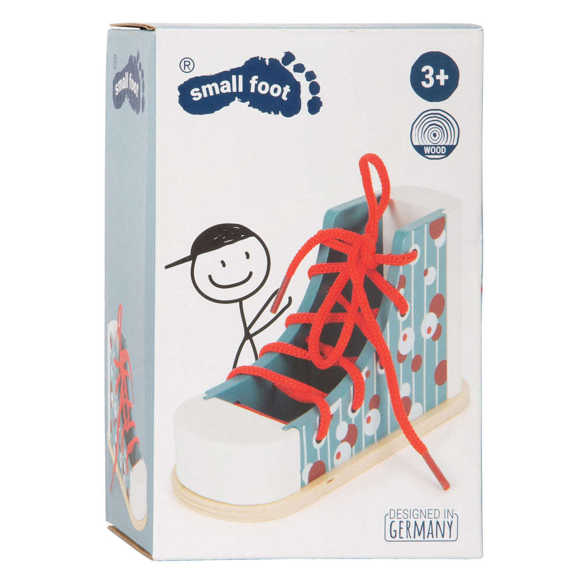 Kleiner Fuß - Holzschnürschuh