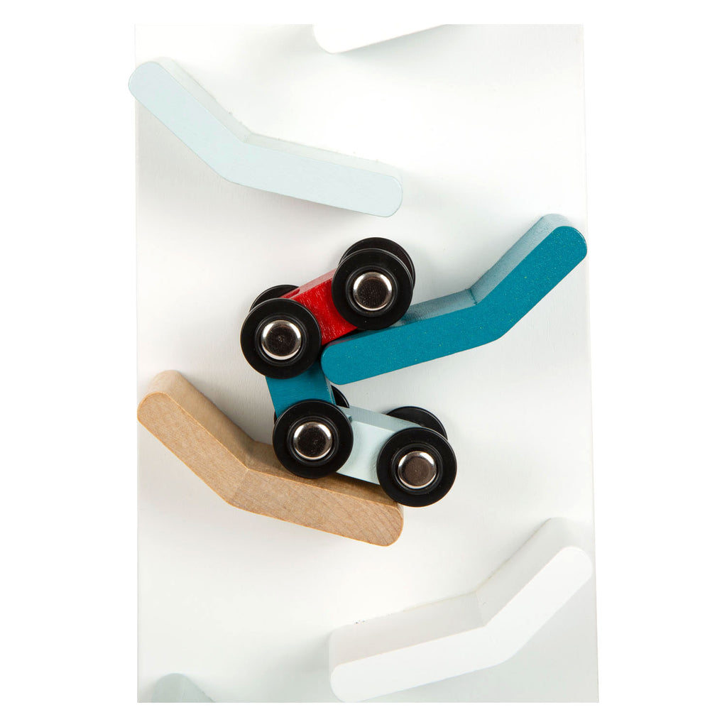 Small foot - houten autobaan toren met auto's, 3dlg.