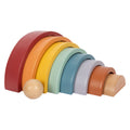 Small Foot – Regenbogen-Baubogen aus Holz mit Ball