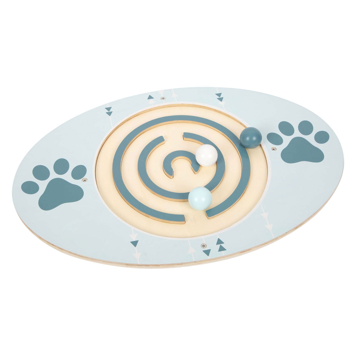Small Foot - Balance Board Sky Paw aus Holz, 3-teilig.