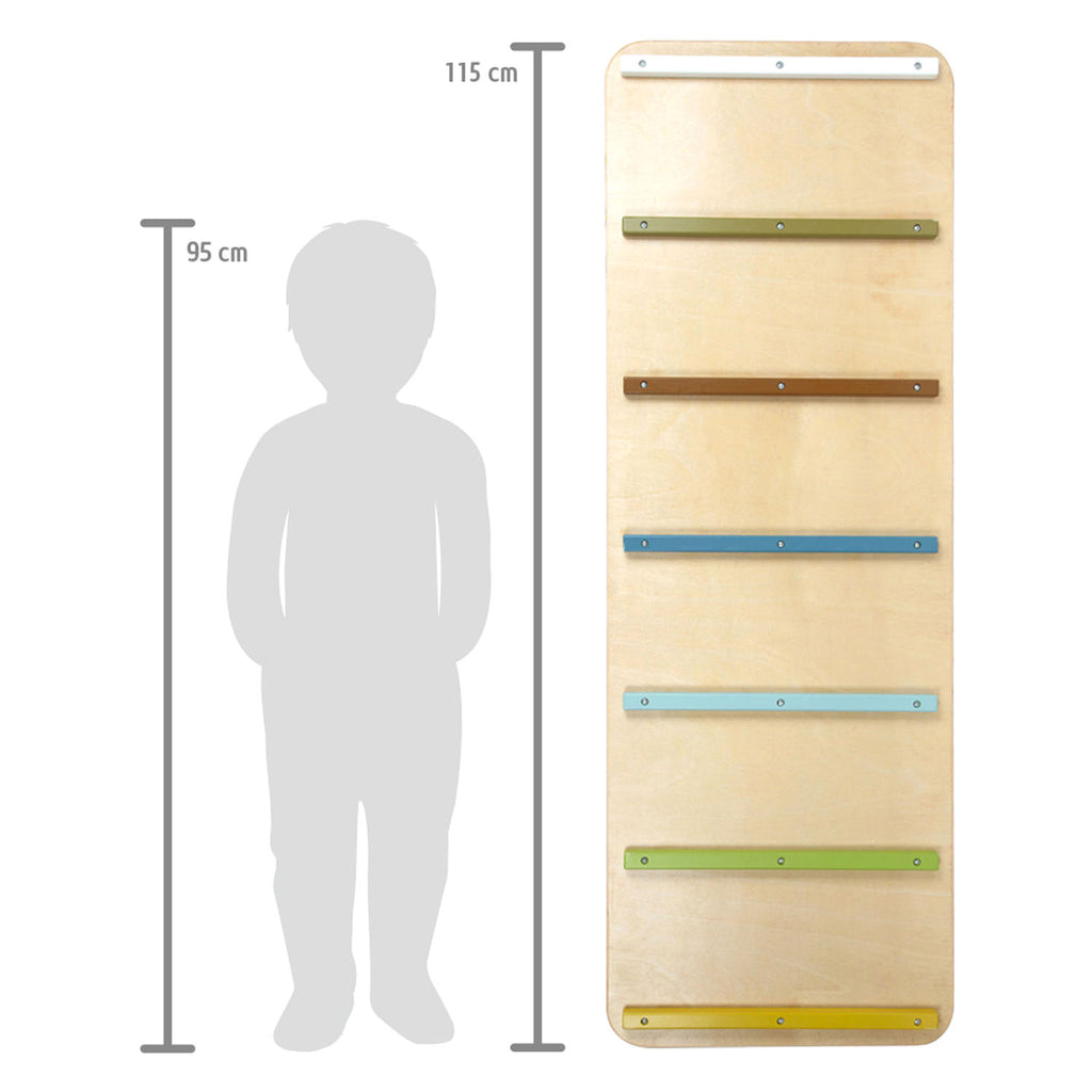 Small Foot – Abenteuer-Kletterbrett aus Holz, 3-in-1