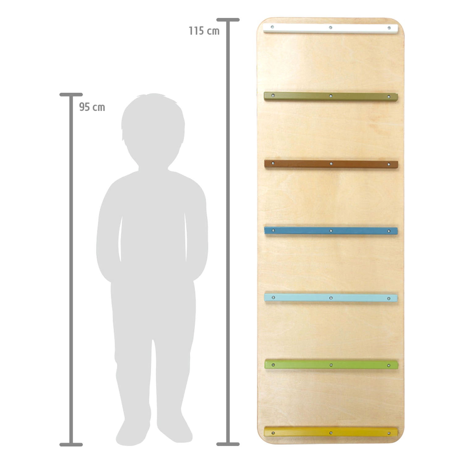 Small Foot – Abenteuer-Kletterbrett aus Holz, 3-in-1