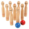 Small Foot - Kegelspiel aus Holz, 11-teilig.