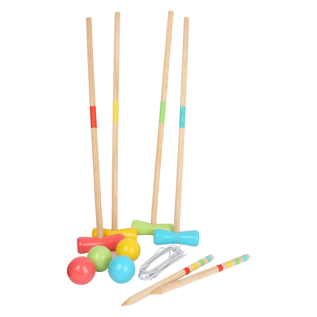 Small foot - houten croquet buitenspel, 20dlg.