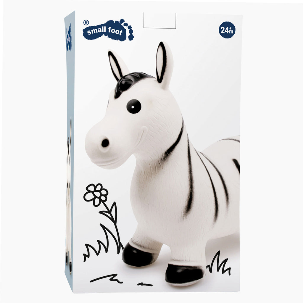 Kleiner Fuß - springendes Tier Zebra