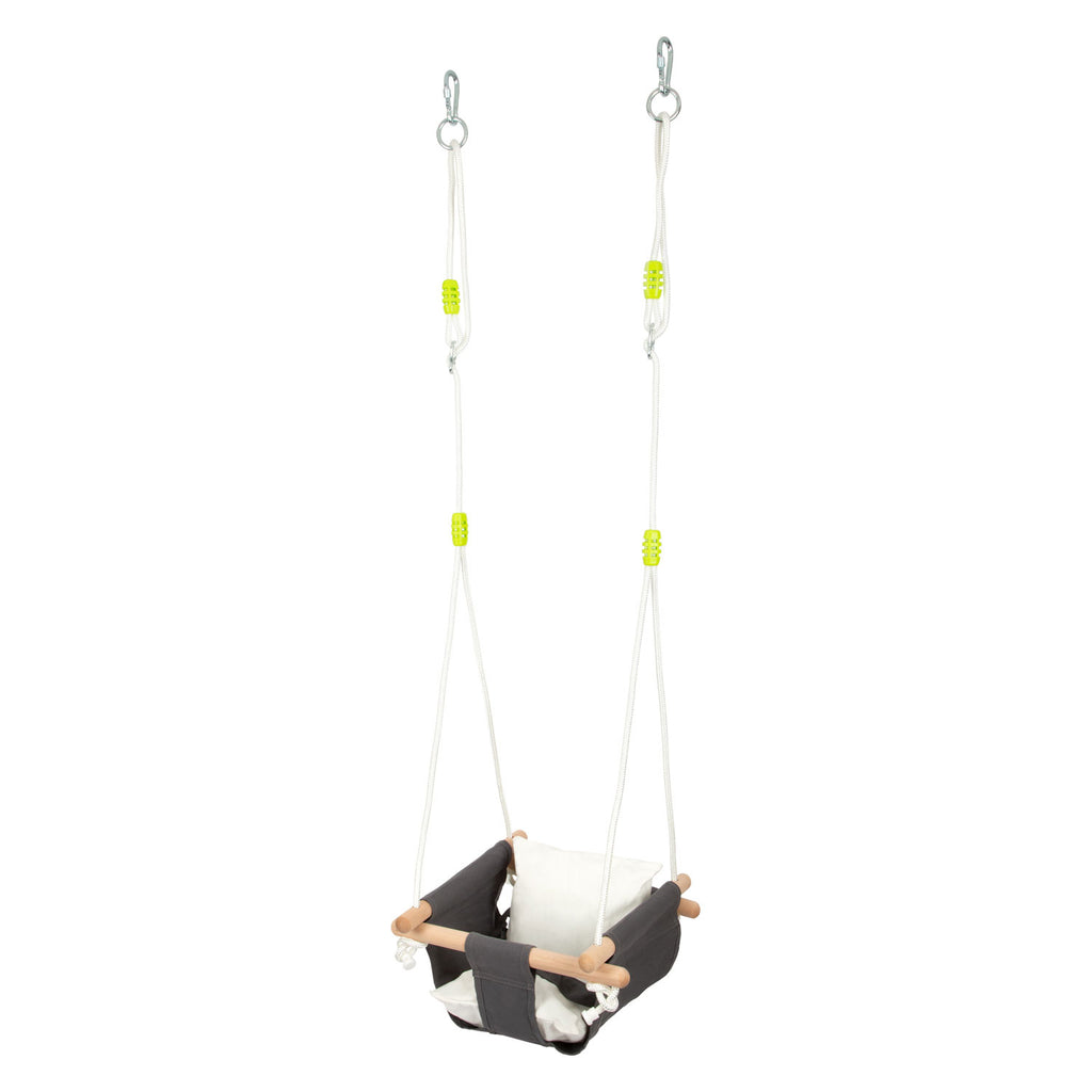 Small foot - houten babyschommel met kussen