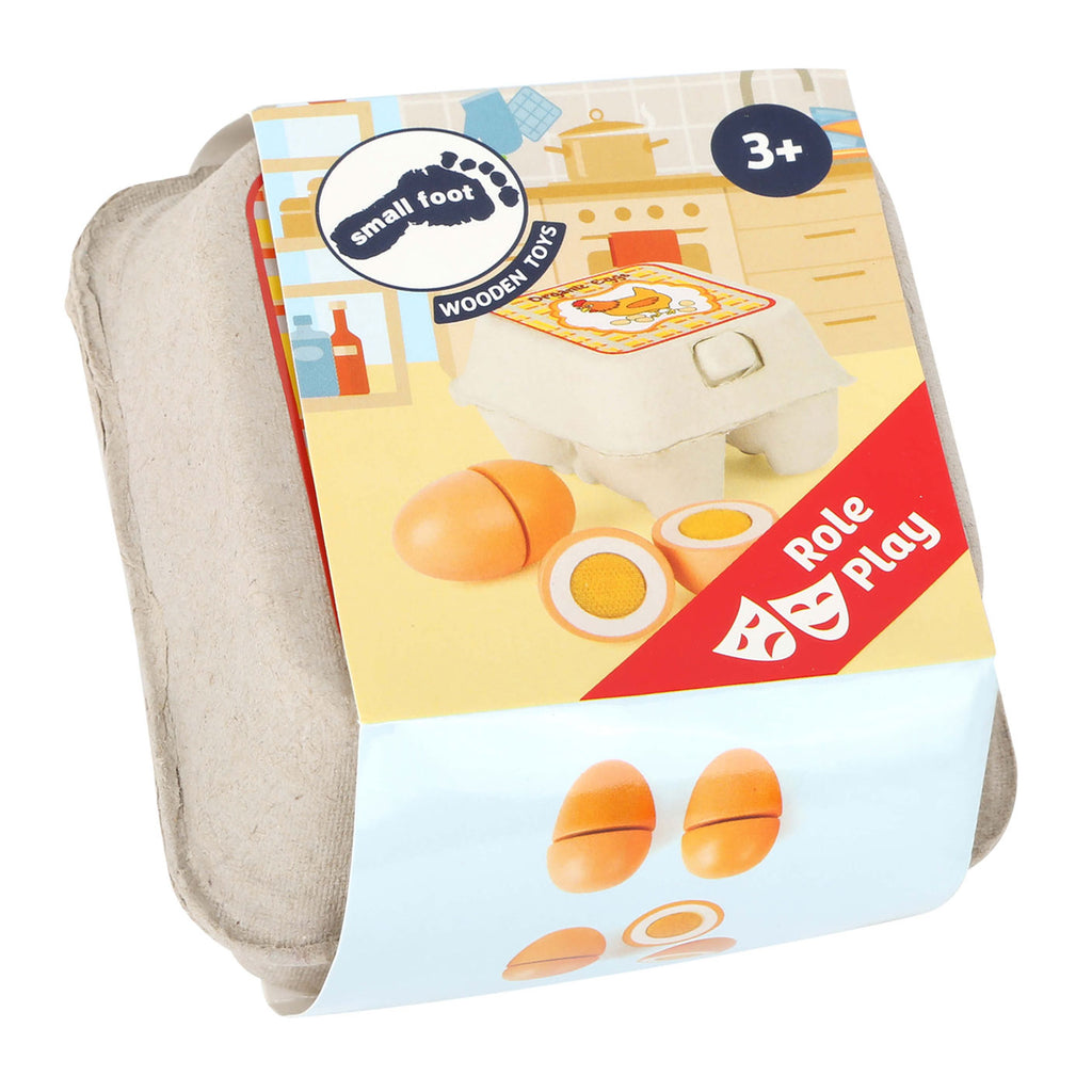 Small Foot - Spielzeugeier aus Holz, 9 Stück.