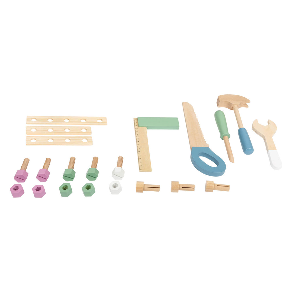 Small foot - houten werkbank compact nordic, 22dlg.