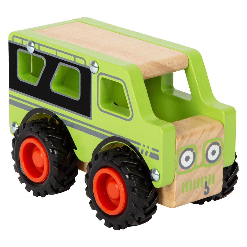 Small Foot – hölzerner Geländewagen, grün