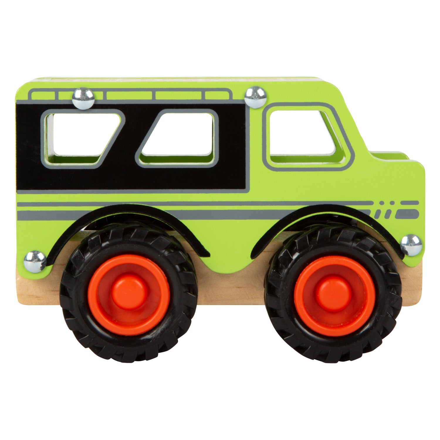 Small Foot – hölzerner Geländewagen, grün