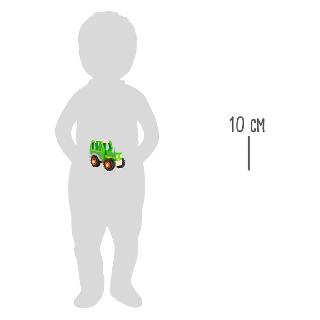 Small Foot - Holztraktor grün