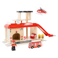 Small Foot - hölzerne Feuerwache mit Zubehör, 15-teilig.