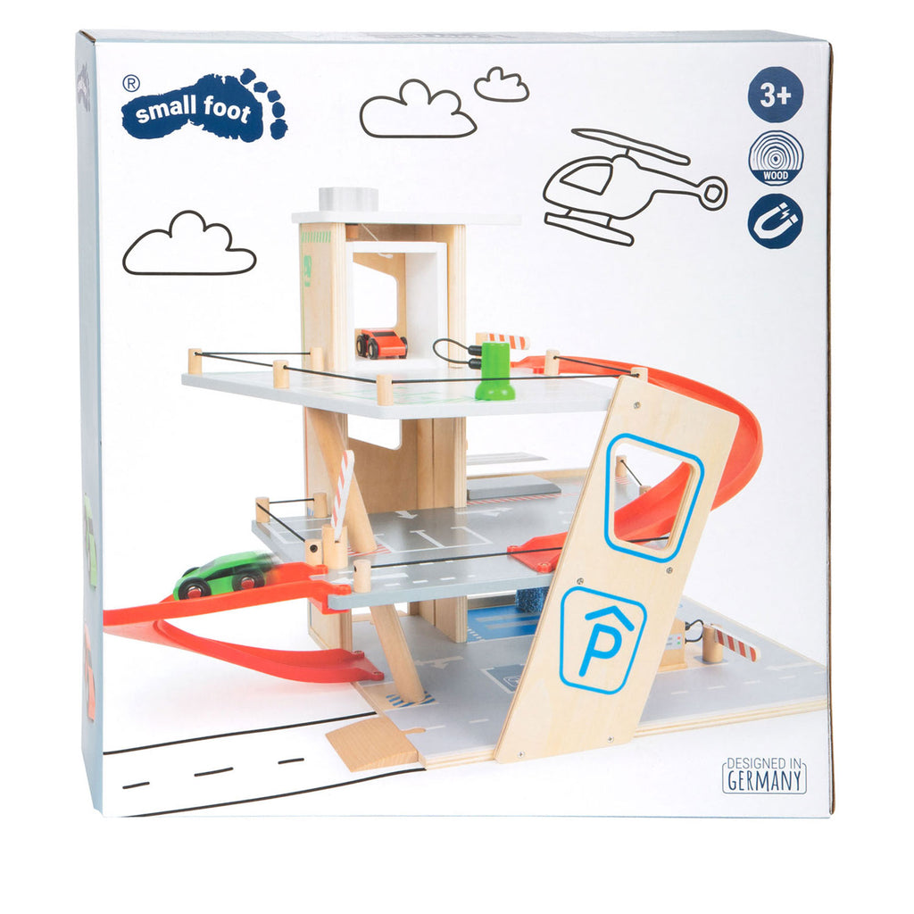 Small Foot – Holzgarage mit Autowaschanlage