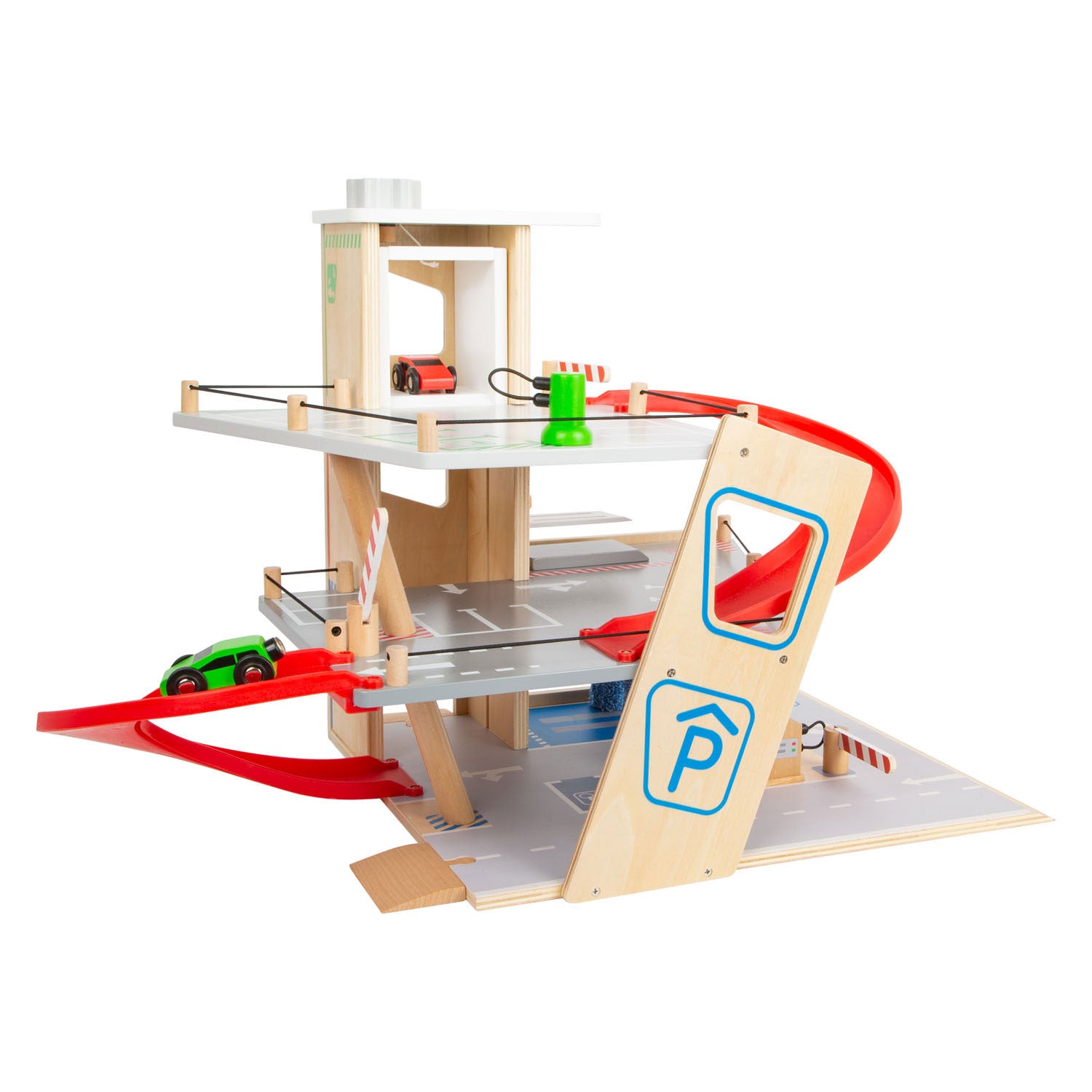 Small Foot – Holzgarage mit Autowaschanlage
