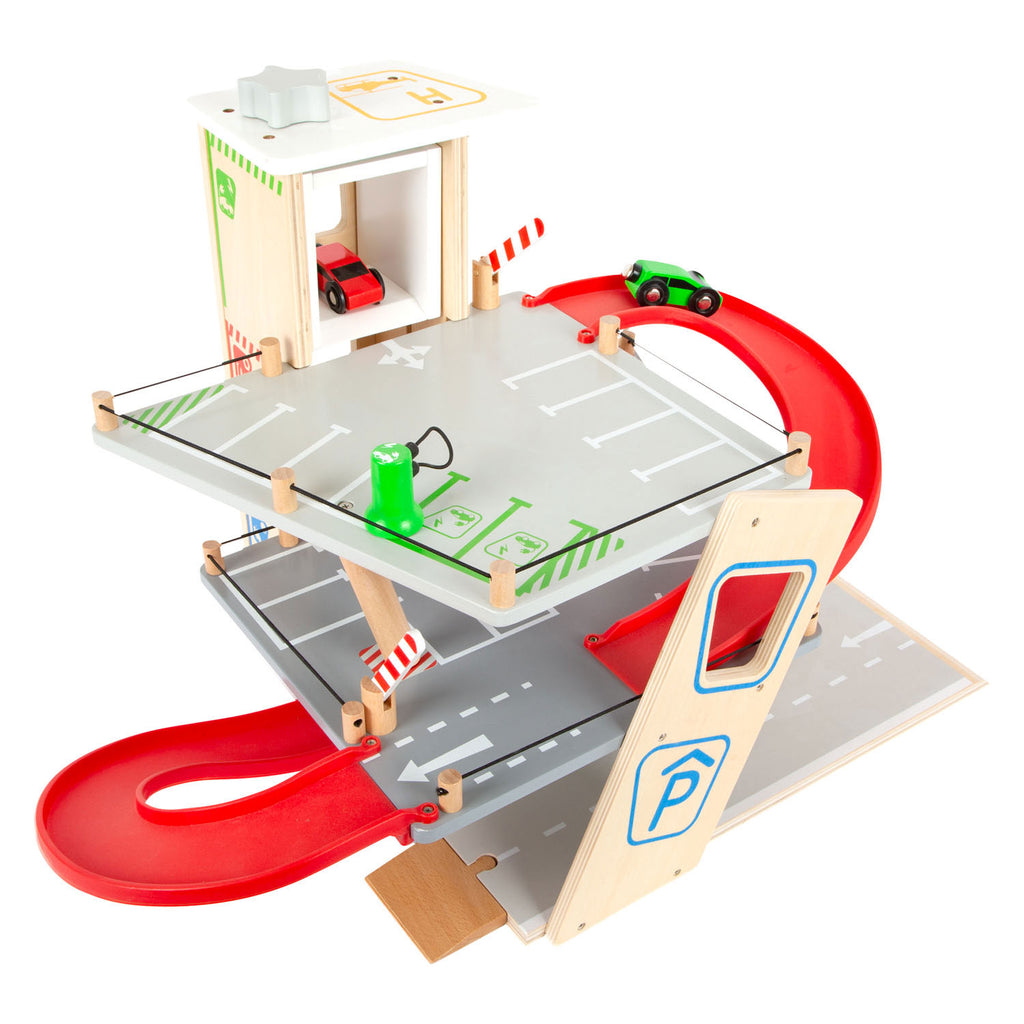 Small Foot – Holzgarage mit Autowaschanlage