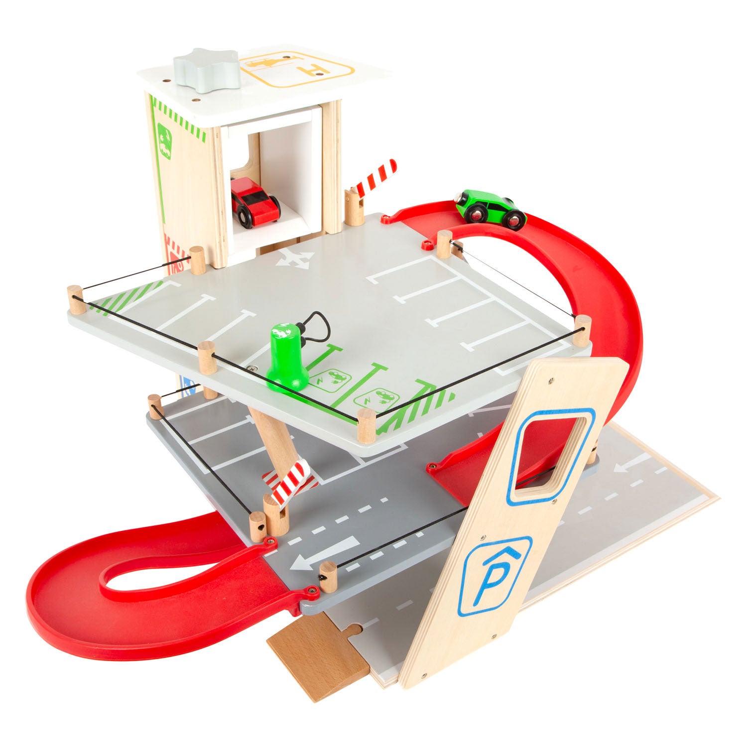 Small Foot – Holzgarage mit Autowaschanlage