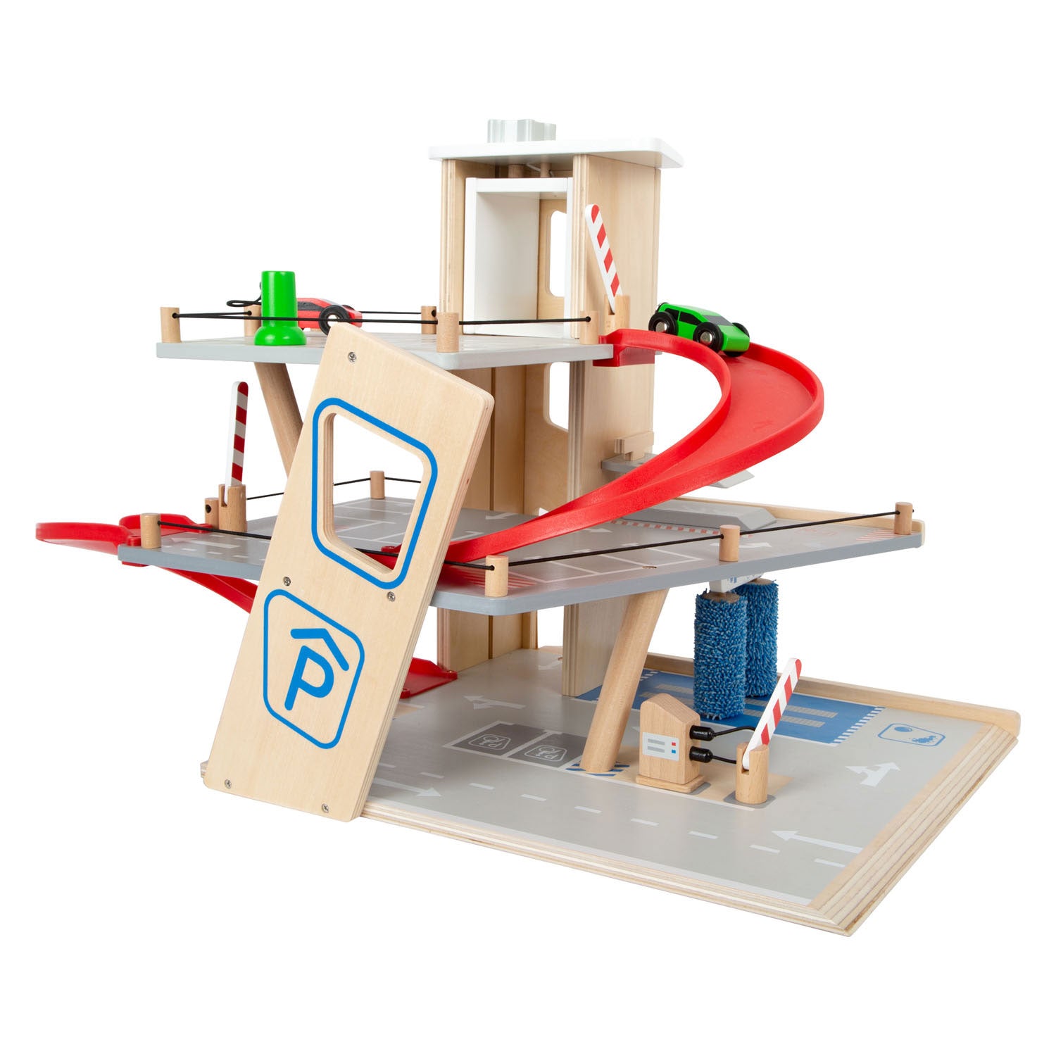 Small Foot – Holzgarage mit Autowaschanlage