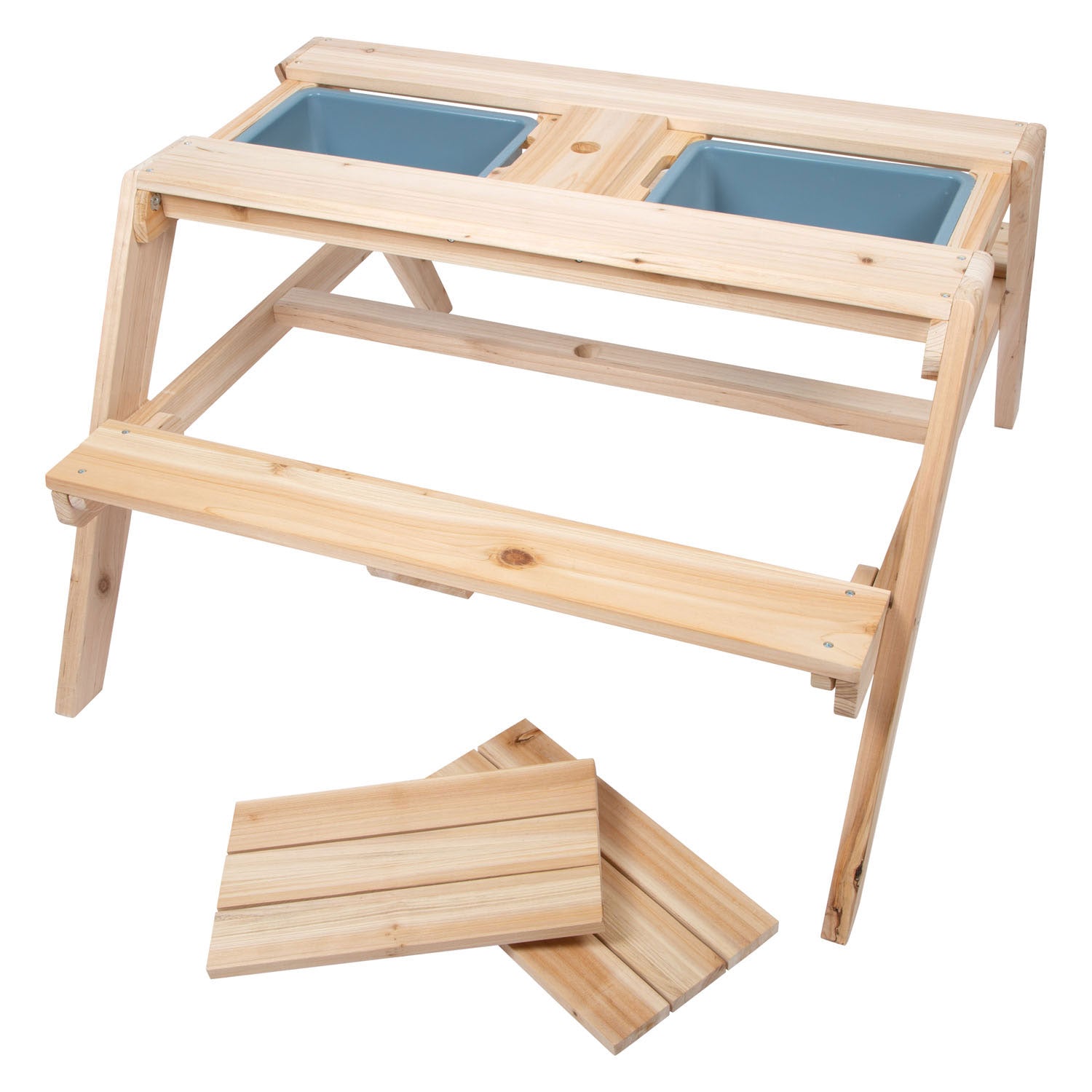 Small Foot – Picknicktisch aus Holz und Matschtisch