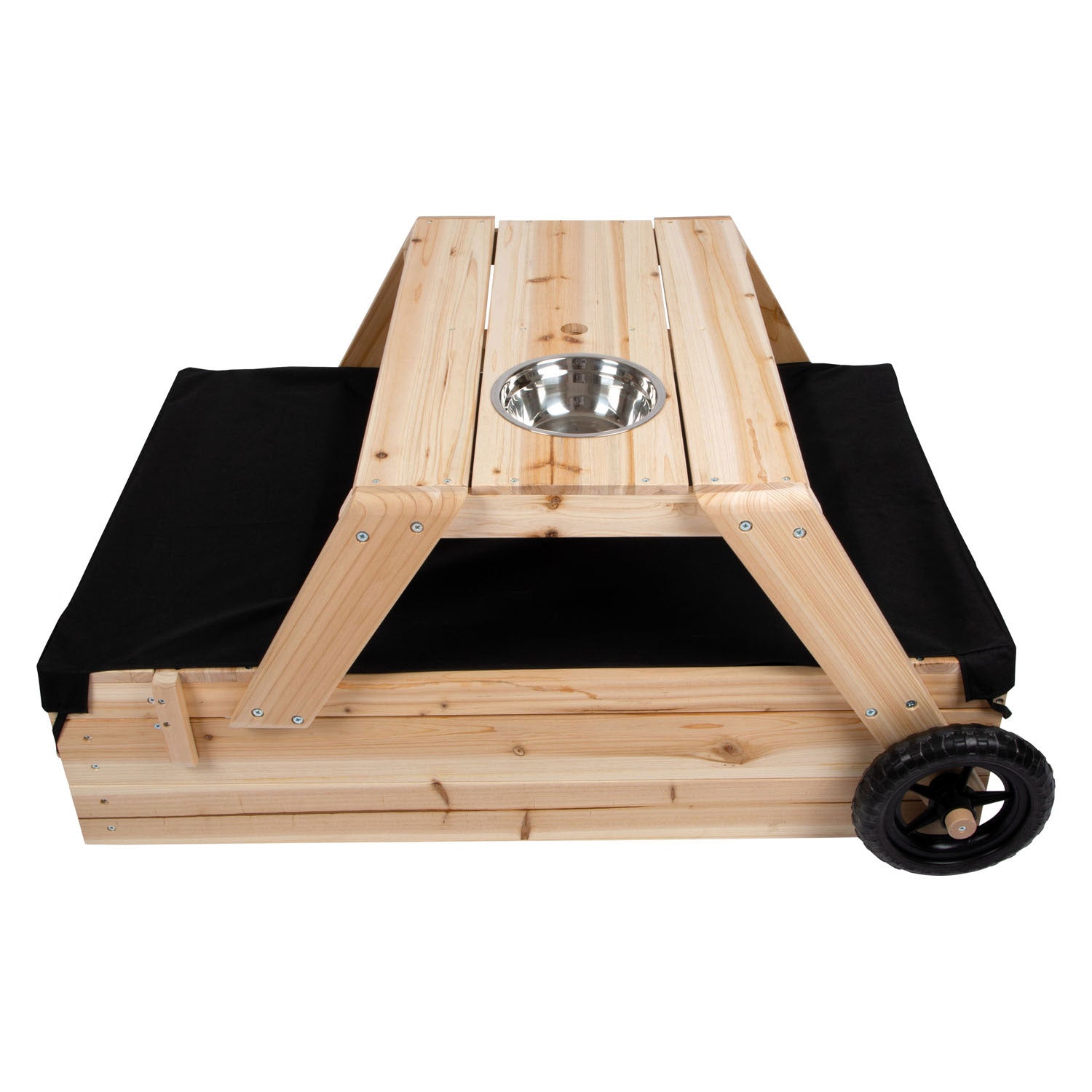 Small Foot – Sandkasten mit Sitzbereich und Matschtisch