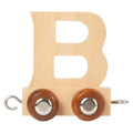 Kleiner Fuß – Buchstabenzug aus Holz – geboren
