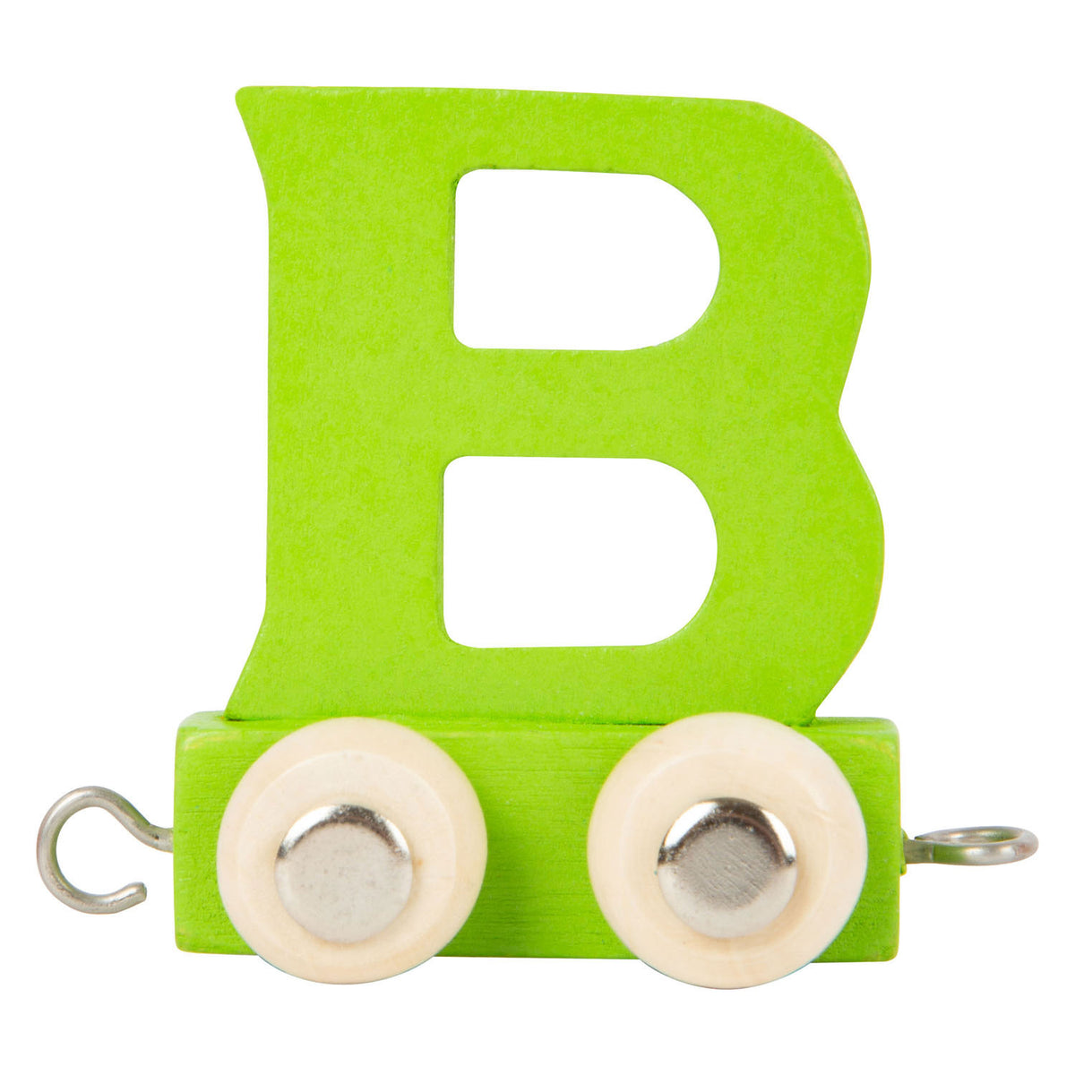 Kleiner Fuß - Holzbuchstabenzug Farbe - b