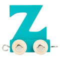 Kleiner Fuß – Holzbuchstabenzug, Farbe – Z