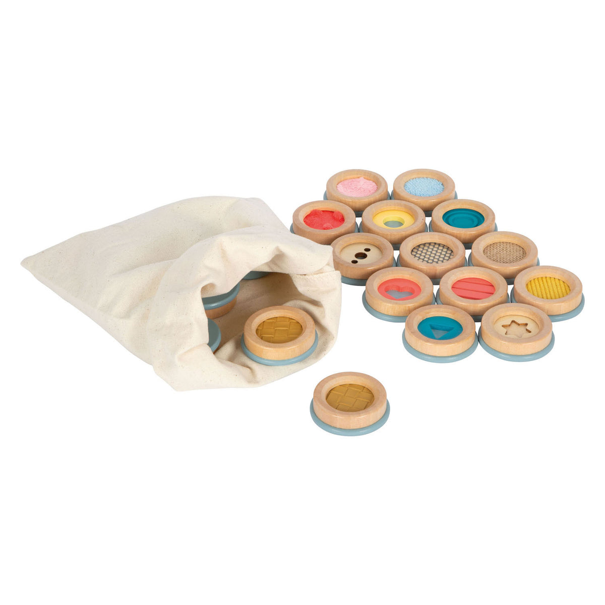 Small foot - sensorisch houten geheugenspel sensory