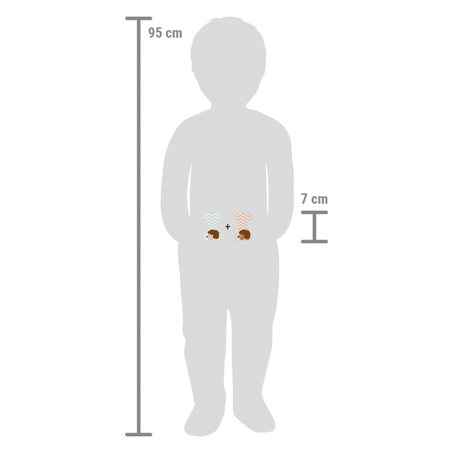 Small foot - houten dieren kinderletter - i