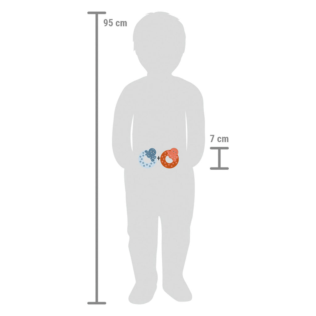 Small foot - houten dieren kinderletter - o