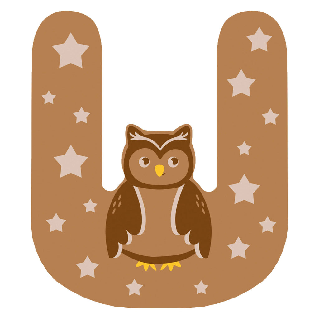 Small foot - houten dieren kinderletter - u