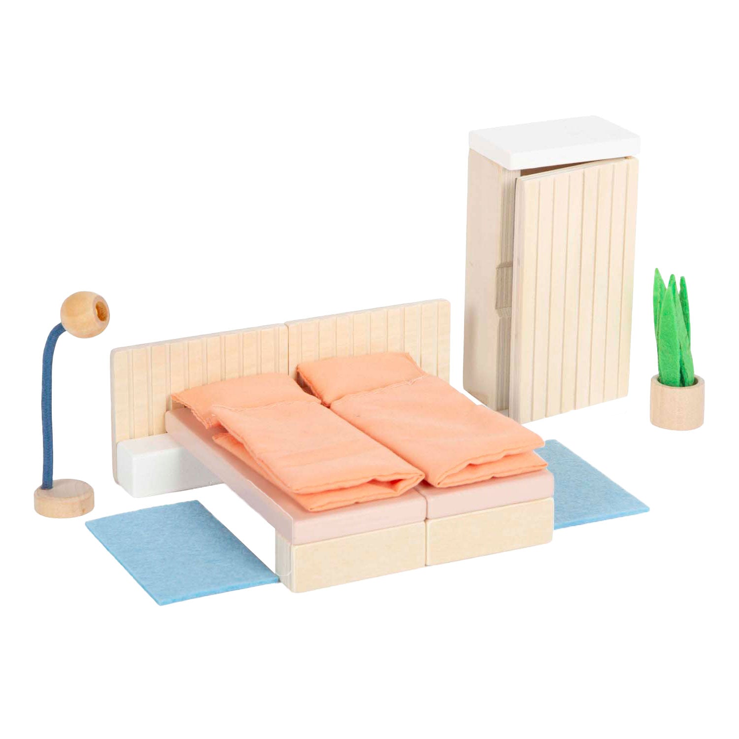 Small Foot – Schlafzimmer für Puppenhausmöbel aus Holz