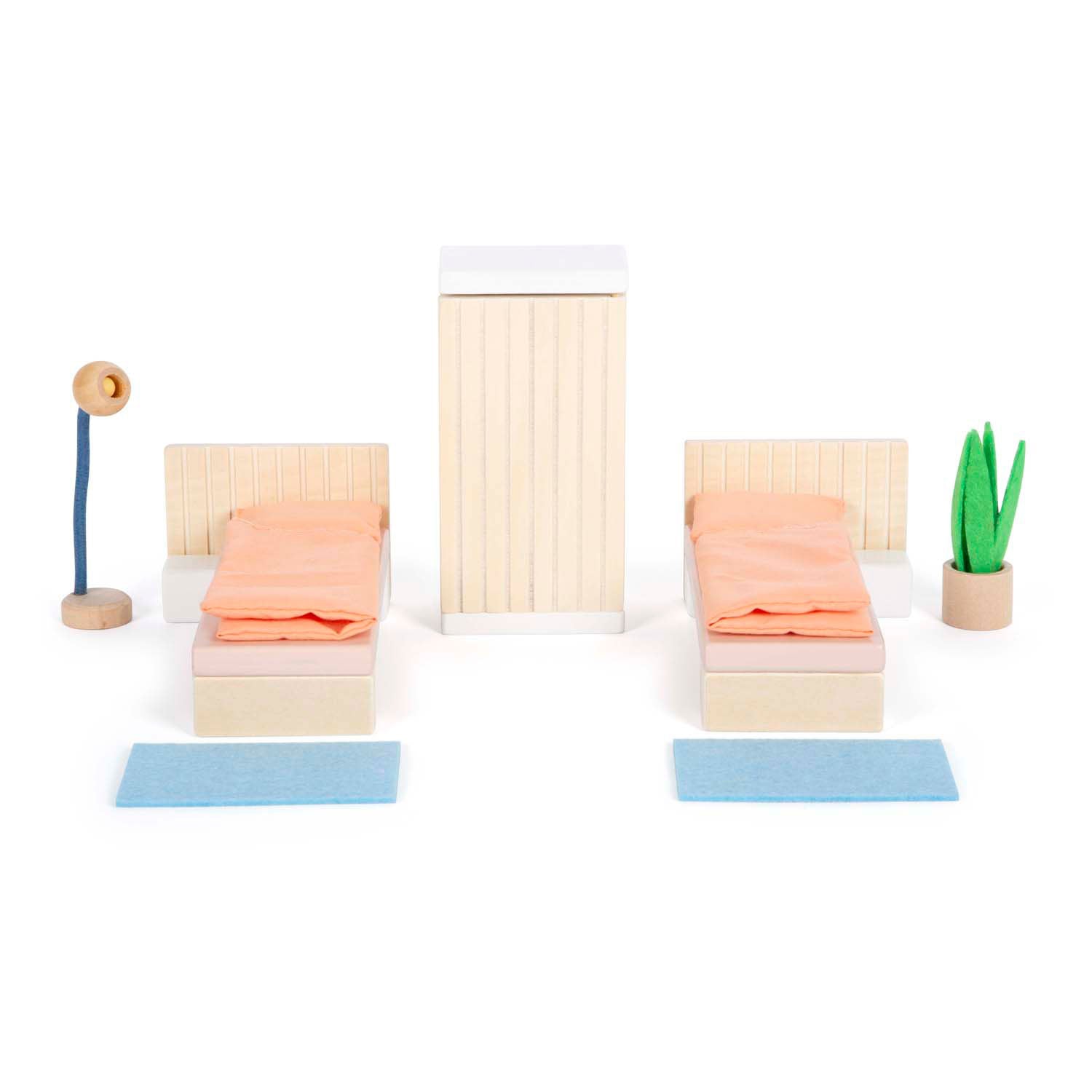 Small Foot – Schlafzimmer für Puppenhausmöbel aus Holz