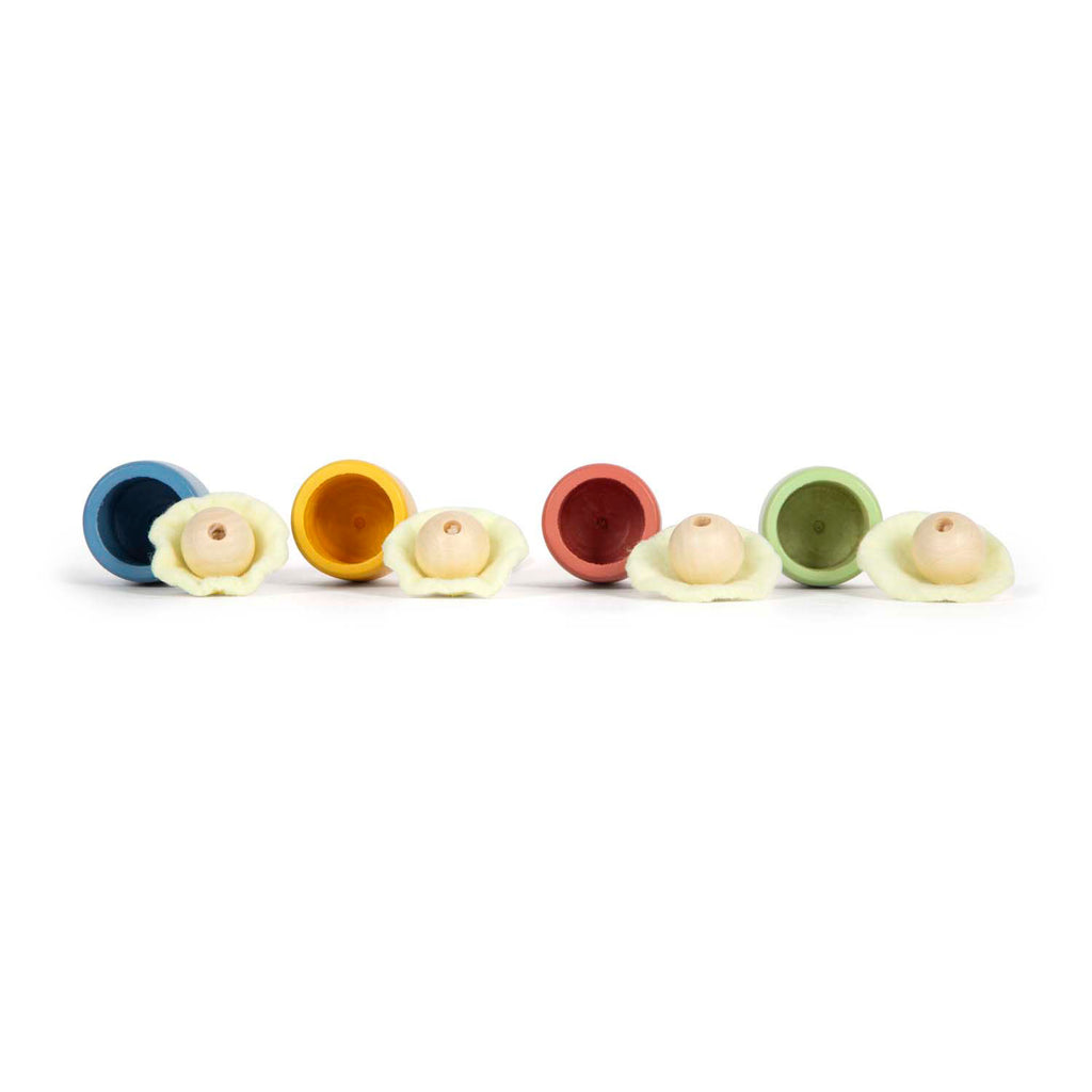 Small Foot – Ballfangset aus Holz, 4er-Set