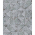 Noordwand behang topchic graphic shapes facet metallic grijs