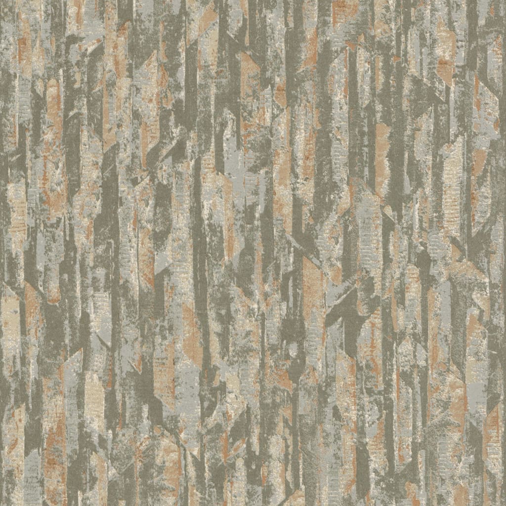 Tapete von Dutch Wallcoverings, Phoenixgrün und Beige