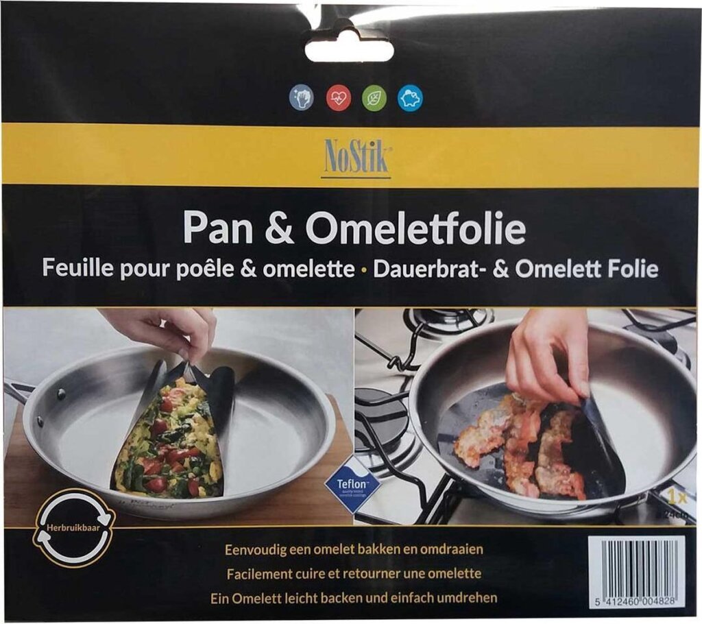 Nostik Pfanne Omelette Folie 24 cm