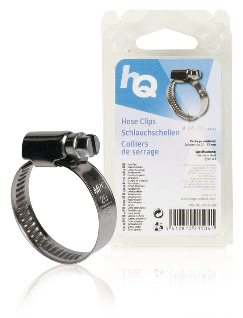 HQ w9-hc-20-32bn Schlauchschellen 20 - 32 mm