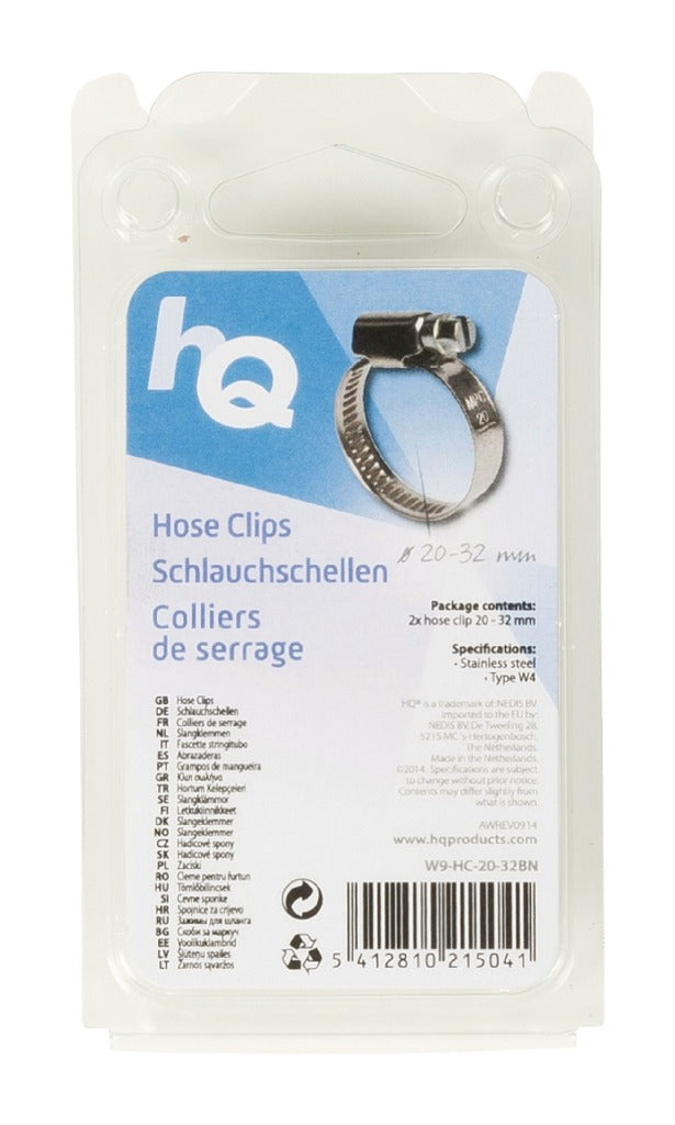 HQ w9-hc-20-32bn Schlauchschellen 20 - 32 mm
