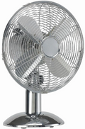 Hq kn-mtf12 tafelventilator 30cm 35w chroom zilver